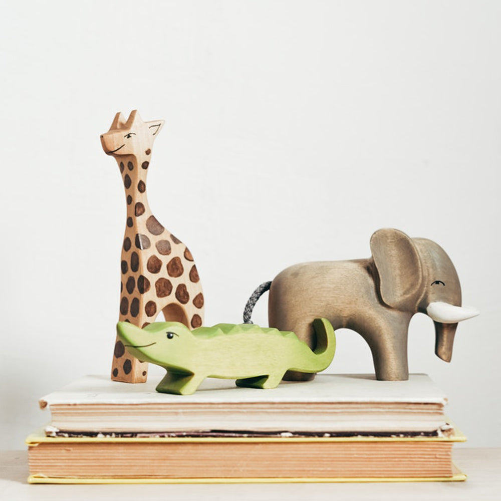 Cute Jungle Toys Set in wood