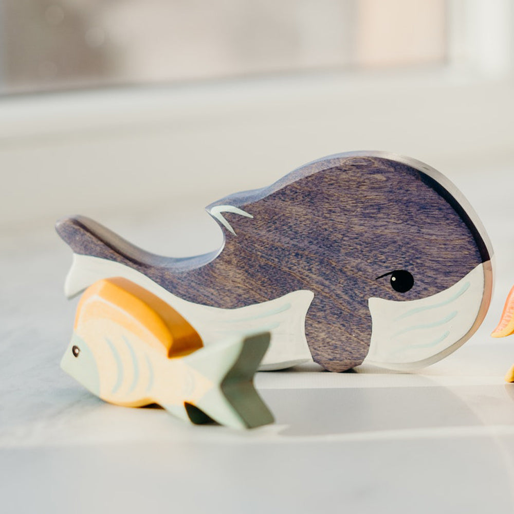 Wooden Ocean Creatures Toys Set